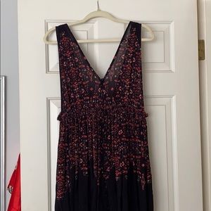 free people printed dress